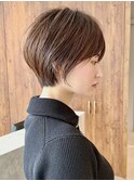大人ショートショートボブくびれショート丸みショート30代40代