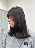 ハイライト/ハッシュカット/クラゲヘアー/黒髪カタログ/一宮