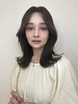 バイオレットジェム(Violet`jem) 10代20代30代40代鎖骨ミディくびれヘアショコラブラウン