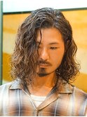 スペインカール/プードルパーマ/メンズパーマ/マレットヘア