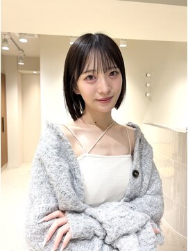 エンス 銀座(Ence) 暗めカラー/韓国風巻き/レイヤーカット/髪質改善/縮毛矯正/銀座