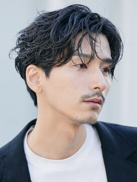 フィフスパーク(fifth PARK) 渋谷メンズパーマルーズパーマシャドウパーマッシュウルフゆるめ