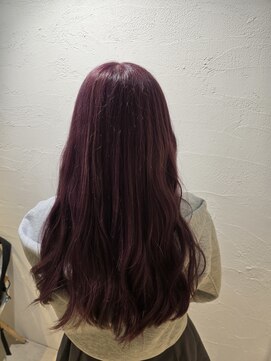 アジールヘア 池袋東口店(agir hair) ブリーチダブルカラー♪ベリーピンク♪池袋東口