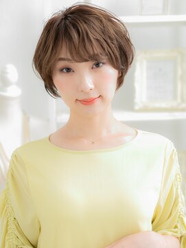 モッズヘア 越谷(mod's hair) 小顔ショート/小顔カット/無造作/アッシュベージュ/ゆるふわg