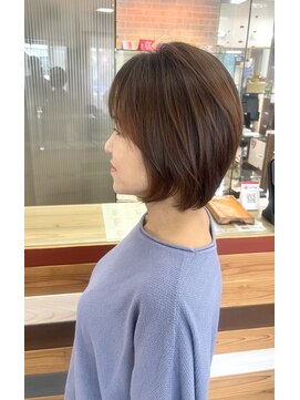 トップヘアー 中庄店(TOP HAIR fuapua) ショートボブ【りり】