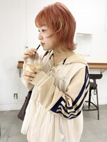 オー(OOO) ビタミンカラー×ウルフボブ◯