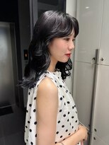 ソルコディ コクラ(SOL.cody kokura)&nbsp;縮毛矯正/ワンホンレイヤー/ミルクティーブランド/ダークブルー