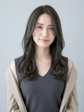 ティータ(teeta)&nbsp;【ブルベ冬】ワンホンロング×アッシュチャコールグレー