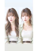 レガリタ(Regarita)&nbsp;#30代#アレンジ#ポニーテール#レイヤー#ミントベージュ