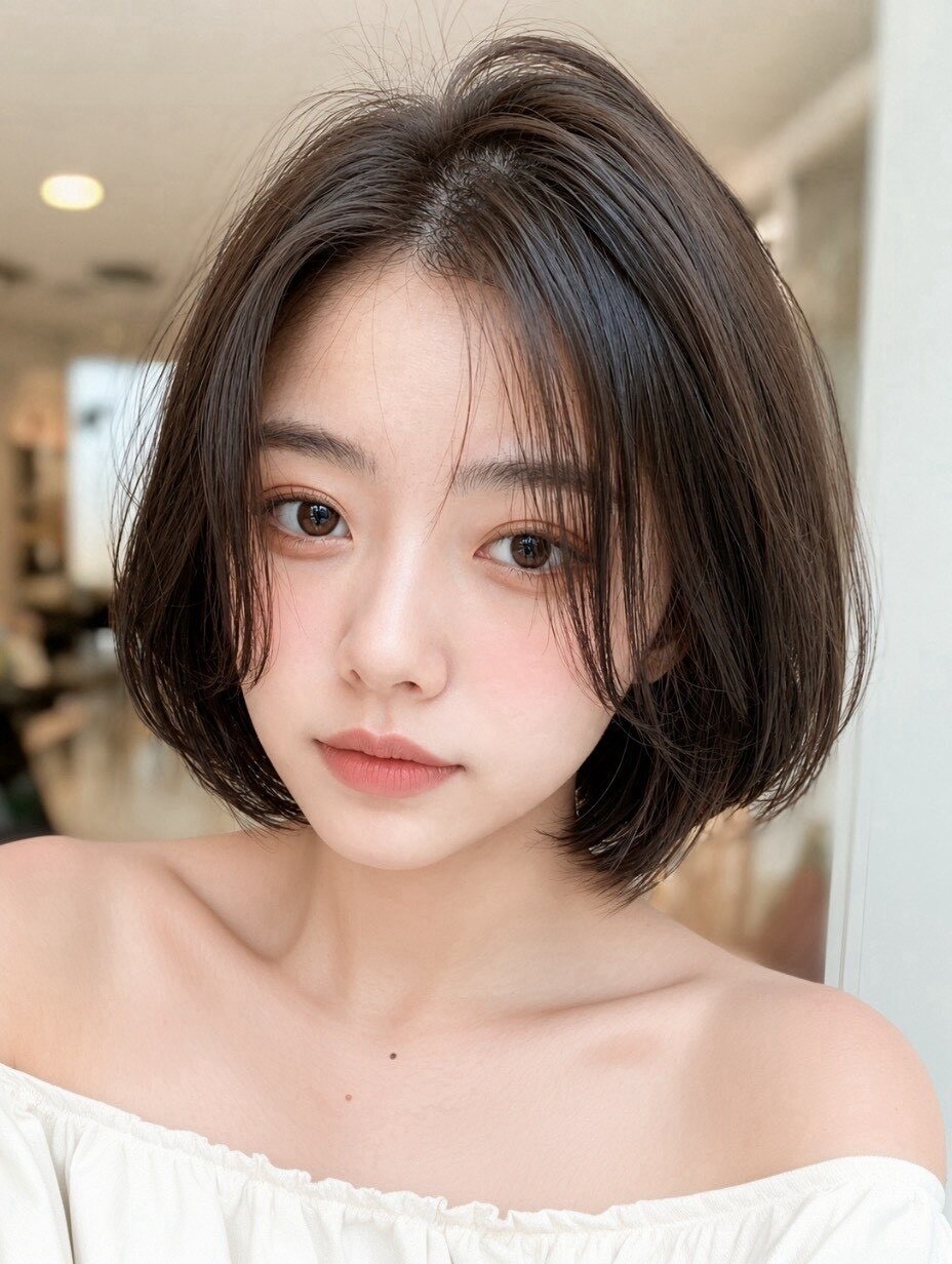 小顔に見えるショートボブ【西宮北口/ボブ】：L293150963｜レリーアト