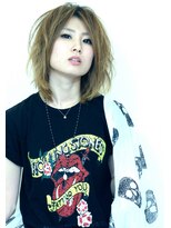 プラウド(proud)&nbsp;レイヤーミディ　ホイルワーク　メッシュ　バレイヤージュ