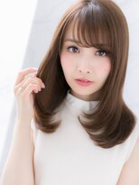 ローレン(LOREN)&nbsp;＊LOREN＊艶髪ブラウン大人かわいいヘルシーレイヤーセミディ