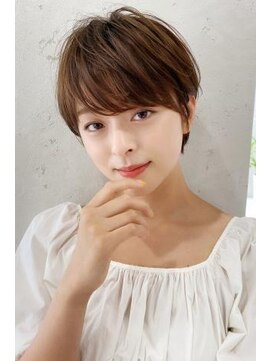 ネックス 表参道本店(nex) 【nex表参道】 大人ショート ハイライト 耳かけ
