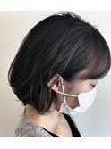 高知　南国市　BiBi glandjete　愛されハイライトボブ」