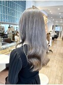 ハイトーン アッシュベージュ ブリーチ1回