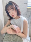 大人可愛い小顔くびれミディアムボブ