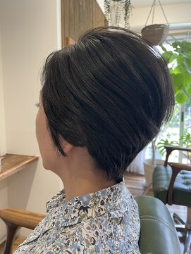 ホロホロ ヘアーデザイン(holoholo Hair Design) 30代40代50代◎乾かすだけで決まる大人ナチュラルショートボブ