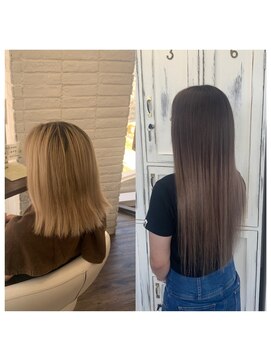 クラン ヘアーアンドスタジオ(CLAN hair & studio) #沖縄美容室#沖縄ハイトーン#沖縄エクステ#プルエクステ