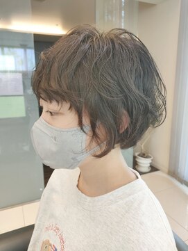 ジャックビーンズ 青山店(jack beans) ショートボブ パーマ