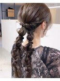 編みおろしツイン