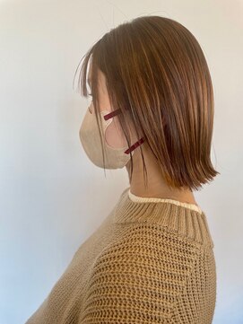 ヘアーブランドジン パルト(HAIR BRAND Jin Palt) 切りっぱなしセミディ