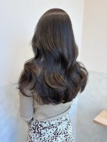 ラル 立川(lar)&nbsp;レイヤーカットチョコグレージュ_グレーベージュレイヤーロング