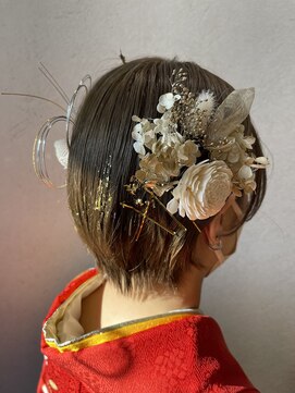 シャルムバイケンジ(Charm.by KENJE) 【ショートアレンジ】結婚式/二次会/同窓会/銀座/成人式/卒業式