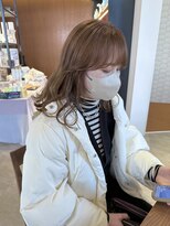 サラビューティーサイト 志免店(SARA Beauty Sight) 【KANATA】20代30代 韓国風カット×ミルクティーグレージュ