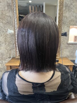 ヘアー クリアー 牟礼本店(hair clear) 切りっぱなしボブ
