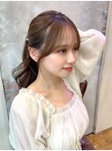 *20代30代40代◎小顔シースルー2way前髪顔まわりレイヤー新宿