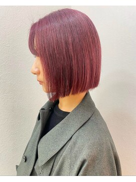 ブレンアネックスバイドット(BLEN ANNEX by.dot) 前髪/マチルダボブ/ピンクベージュ/インナーグレージュ[町田駅]