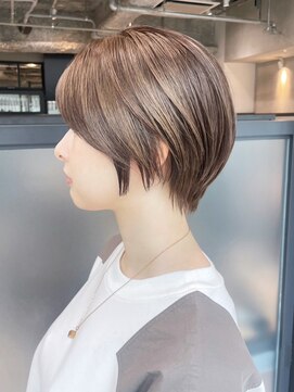 アルバム 銀座(ALBUM GINZA) ショートおくれ毛美髪顔周りレイヤー_ba504351