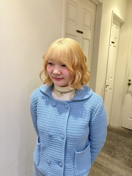 コル(CoL) 抜きっぱなしブロンドボブ