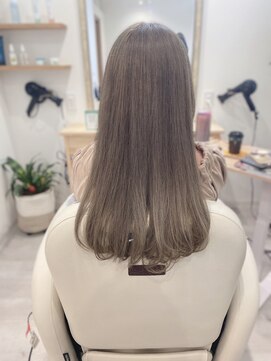 ラネーシェ(la.neche) やわらかロング×グレージュ