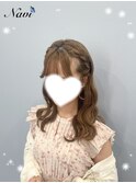 サイド編み込み