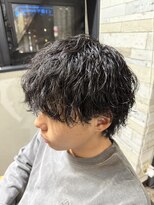 ハルクファースト 札幌(HRK 1st.)&nbsp;札幌大通メンズショートカットシャドウツイストスパイラルパーマ