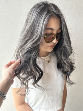 ラフ バイ マグ 南松本(R.A.F. by Mag) コントラストハイライトカラーケアブリーチカラー外国人風カラー