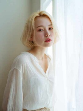 トクテ 吉祥寺(tokute) くびレイヤーエモージュグレージュカラーくびれショート/吉祥寺