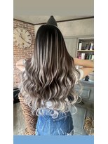 アンシュシュ(UN CHOU-CHOU)&nbsp;ハイライトカラー、ベージュ