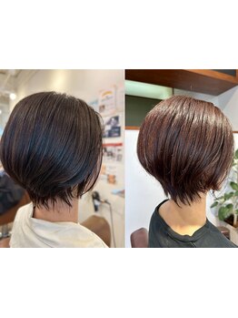 頭皮に優しい薬剤使用◎ただ染めるだけではないトレンドを抑えたカラー&デザインで今話題のスタイルが叶う!