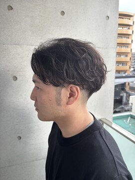 メンズサロン ウエストサイドカットクラブ(Men's West Side Cut Club) 30代40代50代【ツーブロセンターパート】パーマ/メンズカット