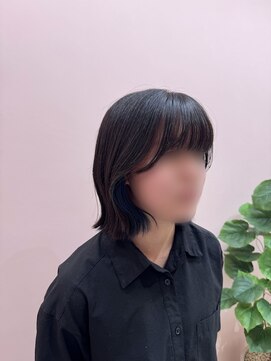 ルーム シンサイバシ(room shinsaibashi) 深みブルー×インナーカラー◎