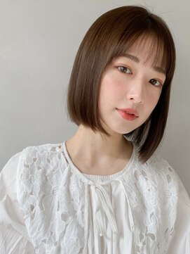 キリ 表参道(kyli) くせ毛風カール美髪似合わせカット小顔カット暗めカラー前髪