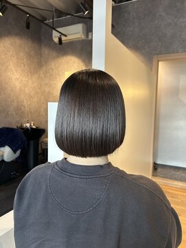 ノーヴァ バイ ボナ 前橋店(nova by bona) 内に収まる小顔ボブ