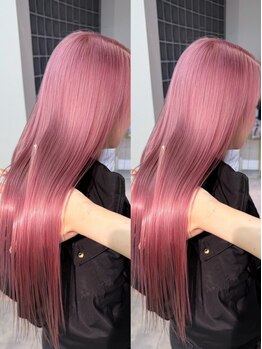 リンドトウキョウ ウメダ(LINDO TOKYO)の写真/ダメージを最小限に抑えたこだわりの施術で、理想のサラ艶髪が叶う♪髪質改善クーポンもあり◎[髪質改善]