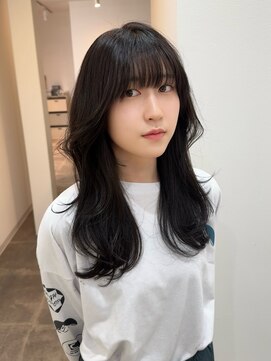 ソソ(soso.) ミディアムヘア/暗めカラー/グランマッシュ/木更津