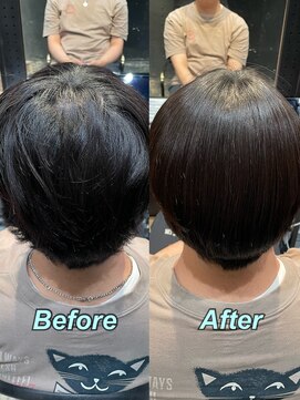 エノア 東京(ENORE) メンズ/縮毛矯正/ストレート/髪質改善/美髪/ショート/