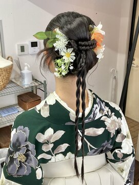 オウン(AUN) 卒業式ヘアセット