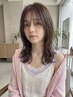 【初回/人気No.1】カット+ダメージレスカラー+Aujuaトリートメント¥10000