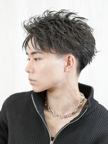 ベーア(Bar)&nbsp;短髪フェザーショートツーブロック刈り上げアップバング